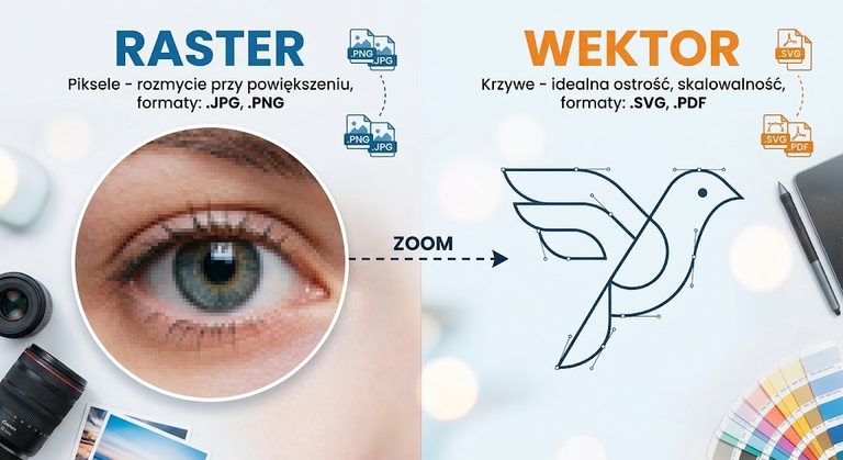 Grafika wektorowa a rastrowa – czym się różnią i co wybrać?